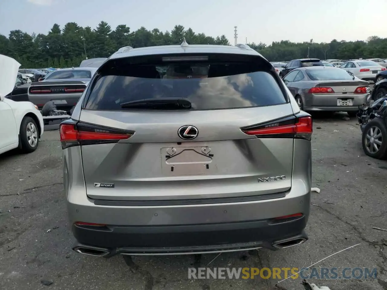 6 fotografías del automóvil dañado JTJBARBZ3K2207136 LEXUS NX 2019