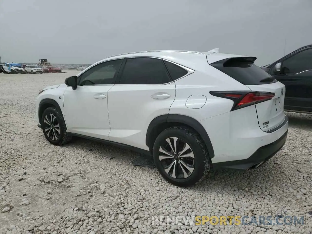 2 fotografías del automóvil dañado JTJBARBZ4K2186166 LEXUS NX 2019