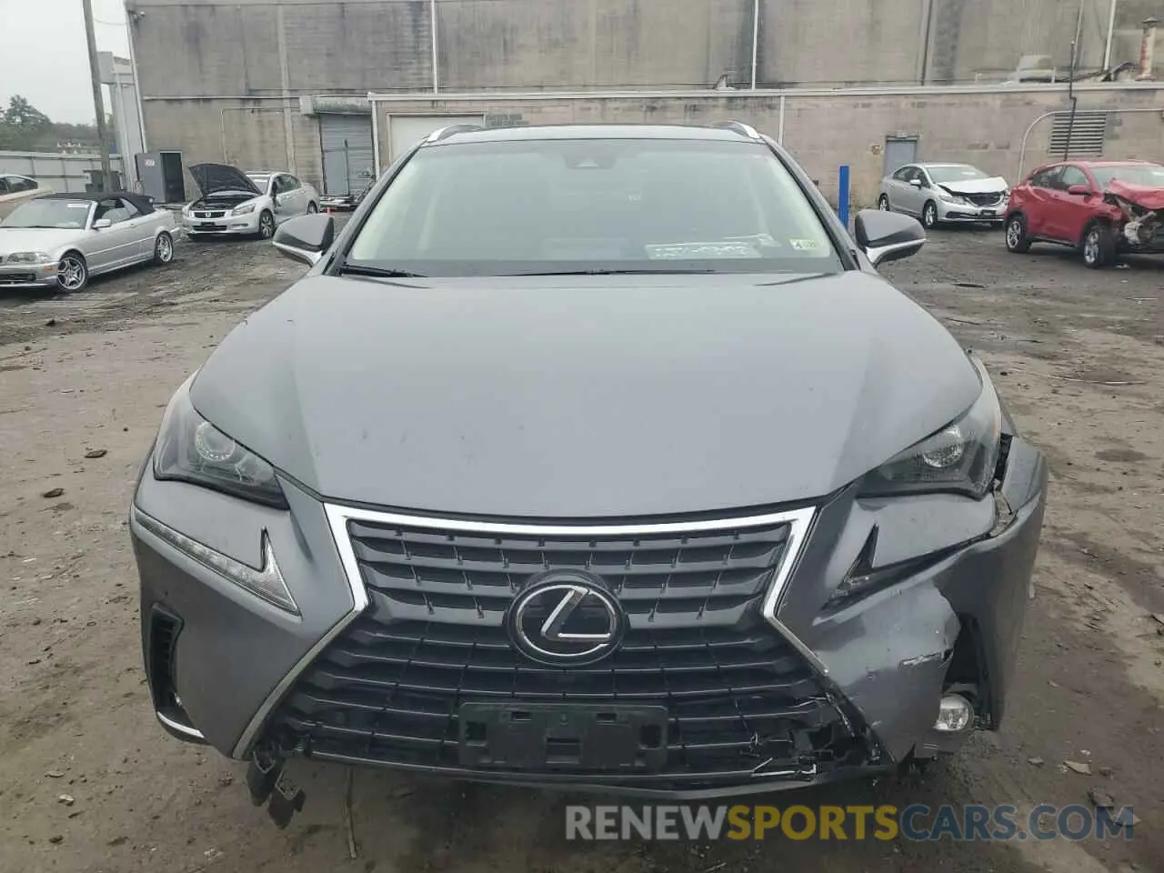 5 fotografías del automóvil dañado JTJBARBZ4K2190038 LEXUS NX 2019