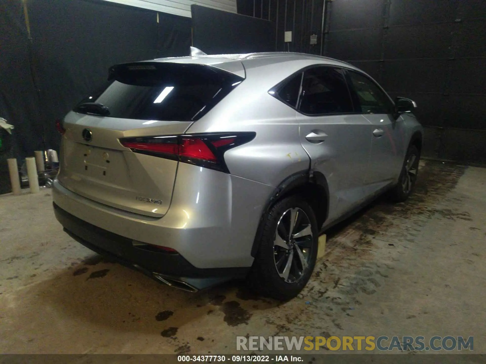 4 fotografías del automóvil dañado JTJBARBZ4K2216346 LEXUS NX 2019