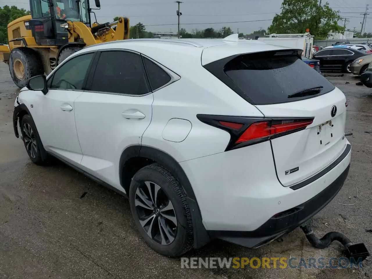 2 fotografías del automóvil dañado JTJBARBZ5K2192588 LEXUS NX 2019