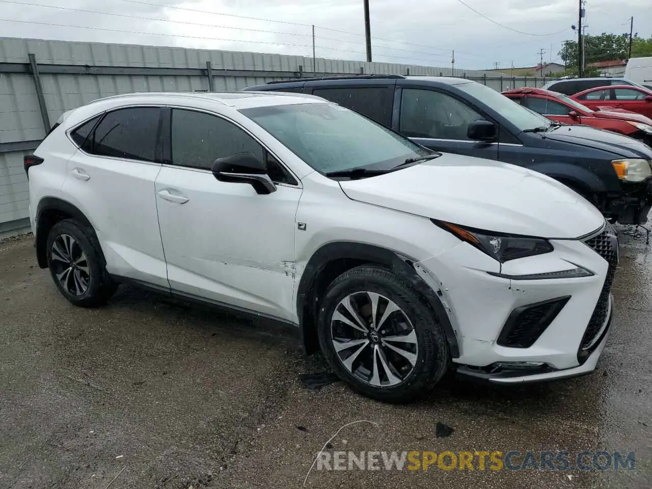 4 fotografías del automóvil dañado JTJBARBZ5K2192588 LEXUS NX 2019