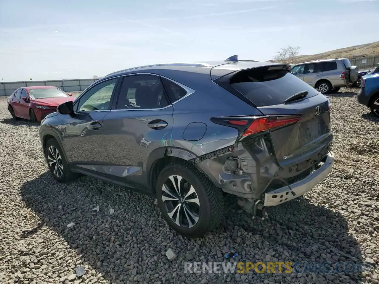2 fotografías del automóvil dañado JTJBARBZ5K2204187 LEXUS NX 2019