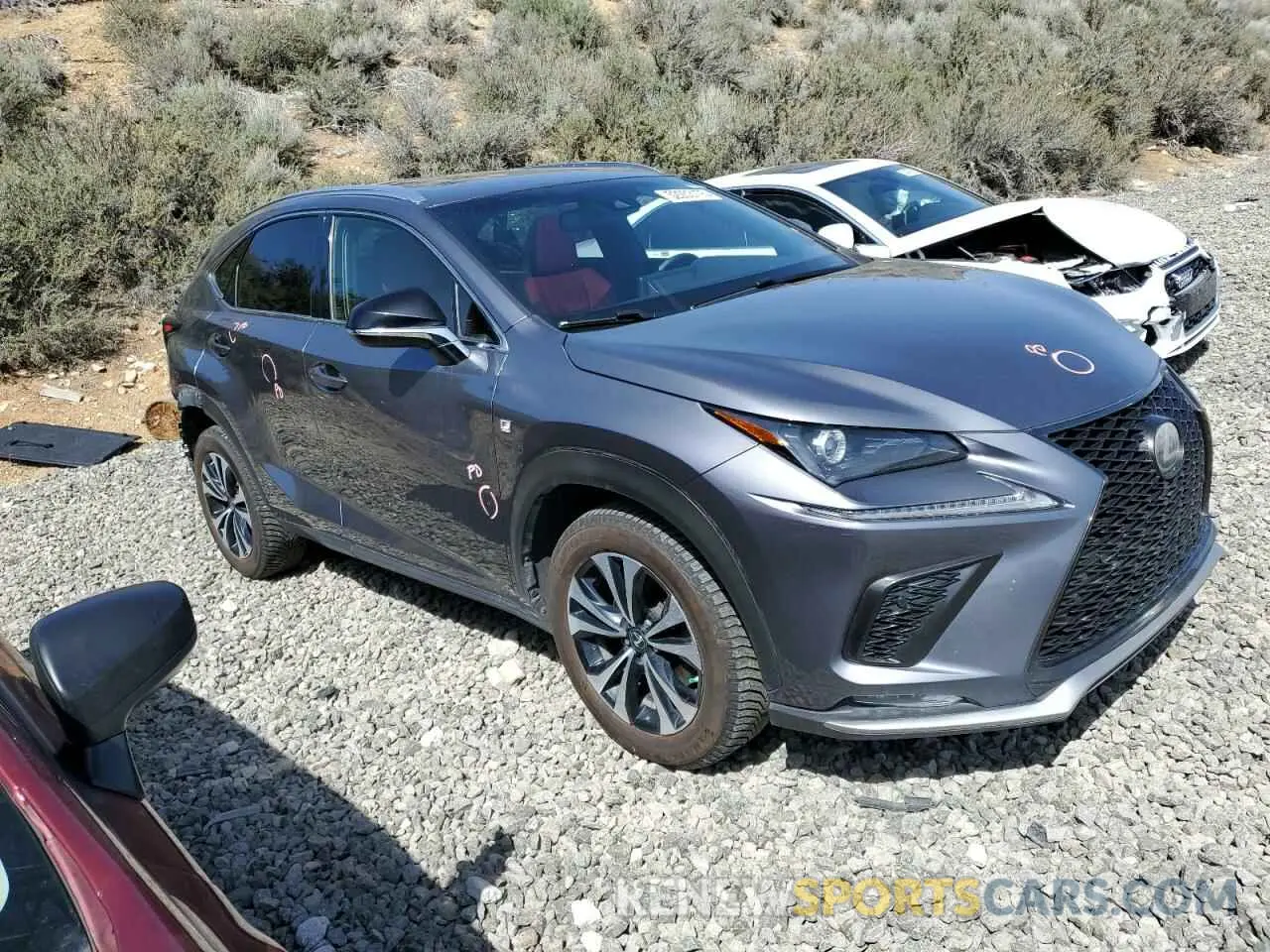 4 fotografías del automóvil dañado JTJBARBZ5K2204187 LEXUS NX 2019
