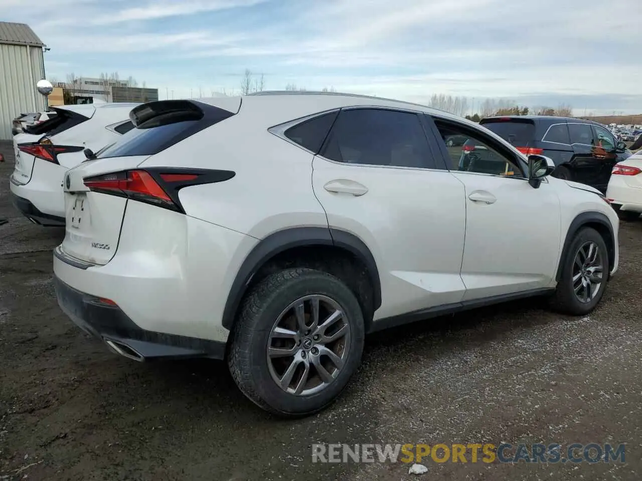 3 fotografías del automóvil dañado JTJBARBZ5K2207204 LEXUS NX 2019