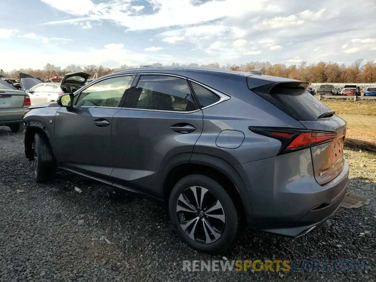 2 fotografías del automóvil dañado JTJBARBZ5K2214265 LEXUS NX 2019