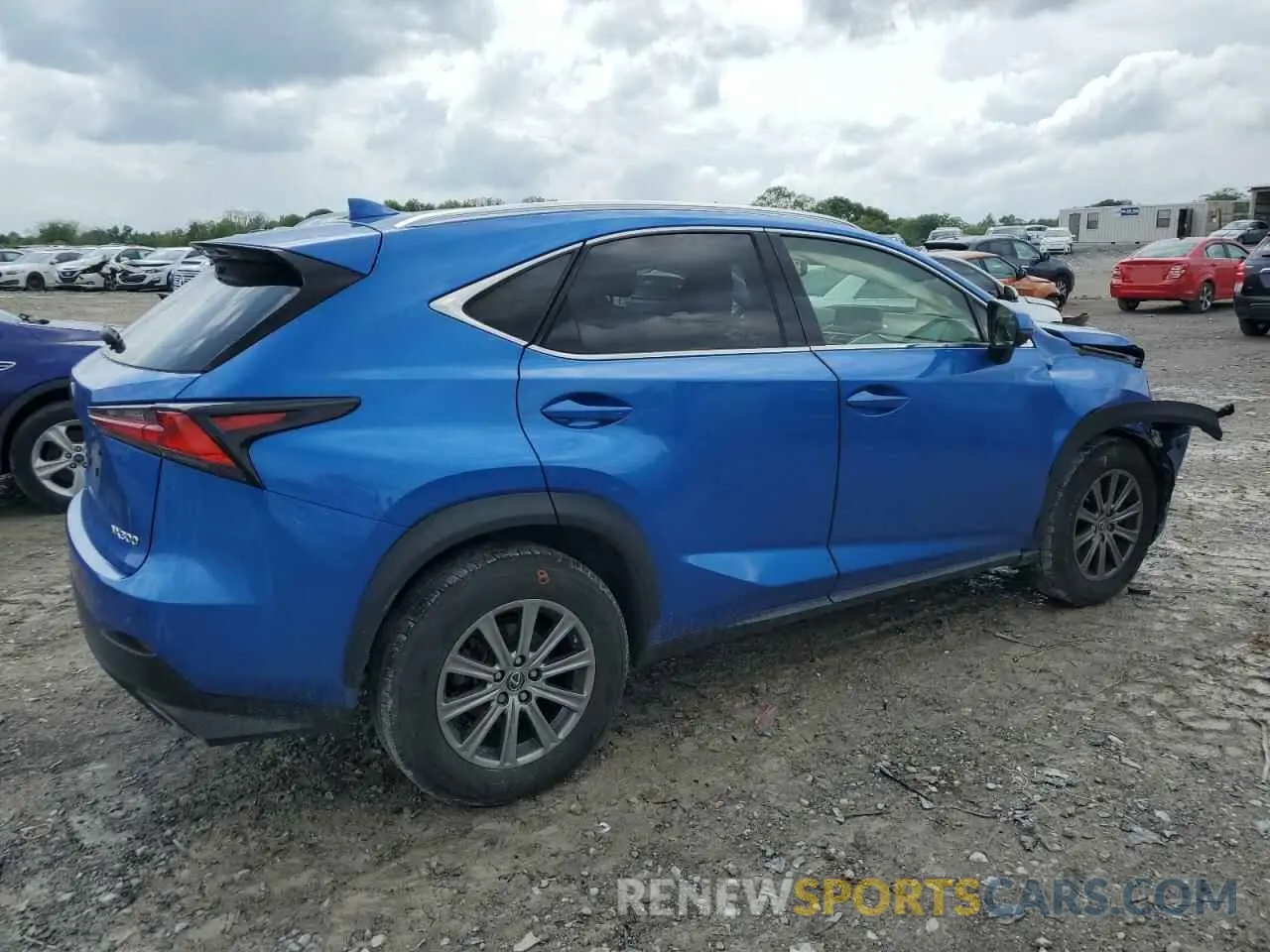 3 fotografías del automóvil dañado JTJBARBZ6K2189473 LEXUS NX 2019