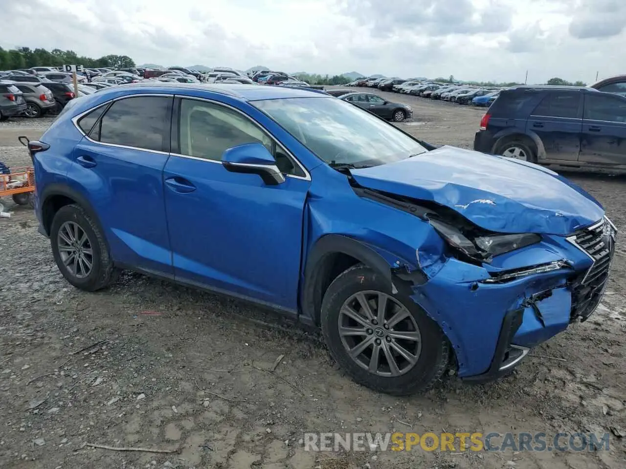 4 fotografías del automóvil dañado JTJBARBZ6K2189473 LEXUS NX 2019