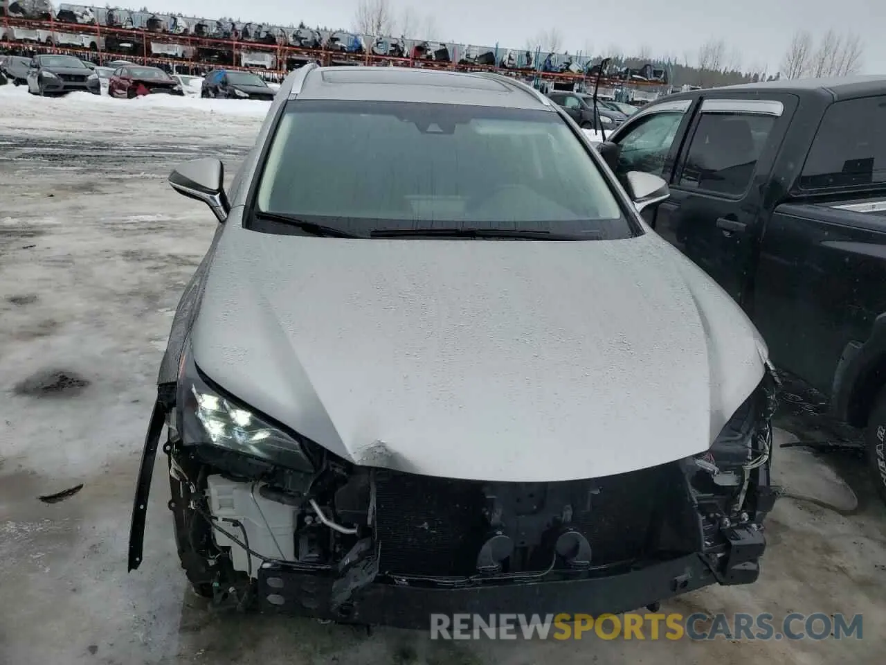 5 fotografías del automóvil dañado JTJBARBZ6K2207597 LEXUS NX 2019