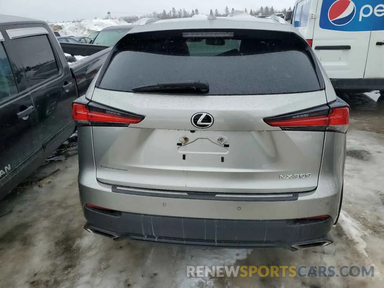 6 fotografías del automóvil dañado JTJBARBZ6K2207597 LEXUS NX 2019