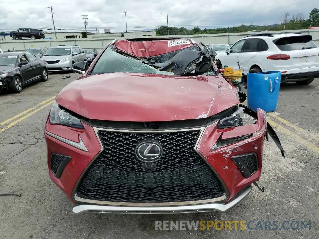 10 fotografías del automóvil dañado JTJBARBZ7K2194925 LEXUS NX 2019