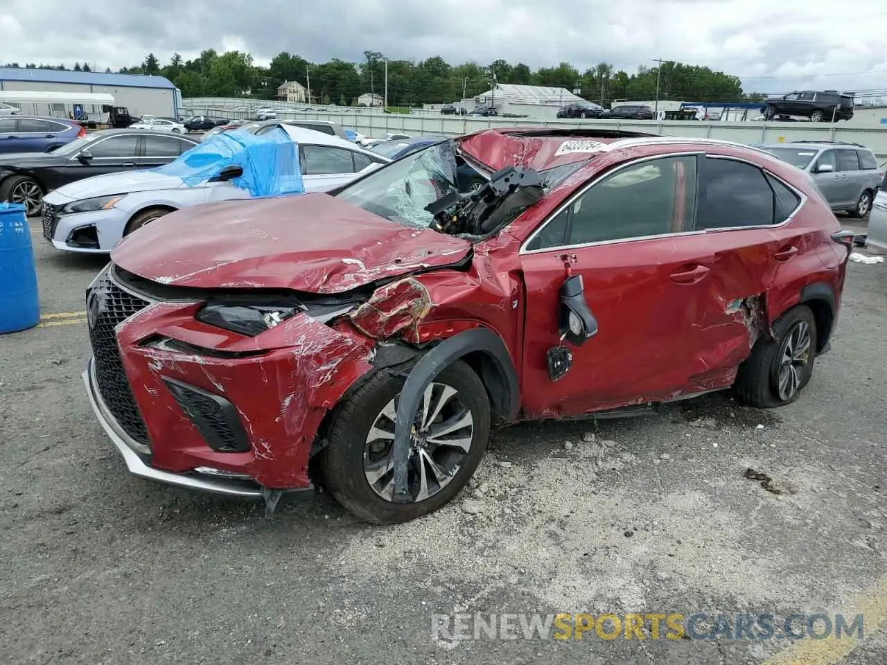 2 fotografías del automóvil dañado JTJBARBZ7K2194925 LEXUS NX 2019