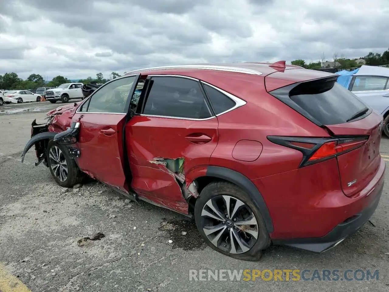 3 fotografías del automóvil dañado JTJBARBZ7K2194925 LEXUS NX 2019