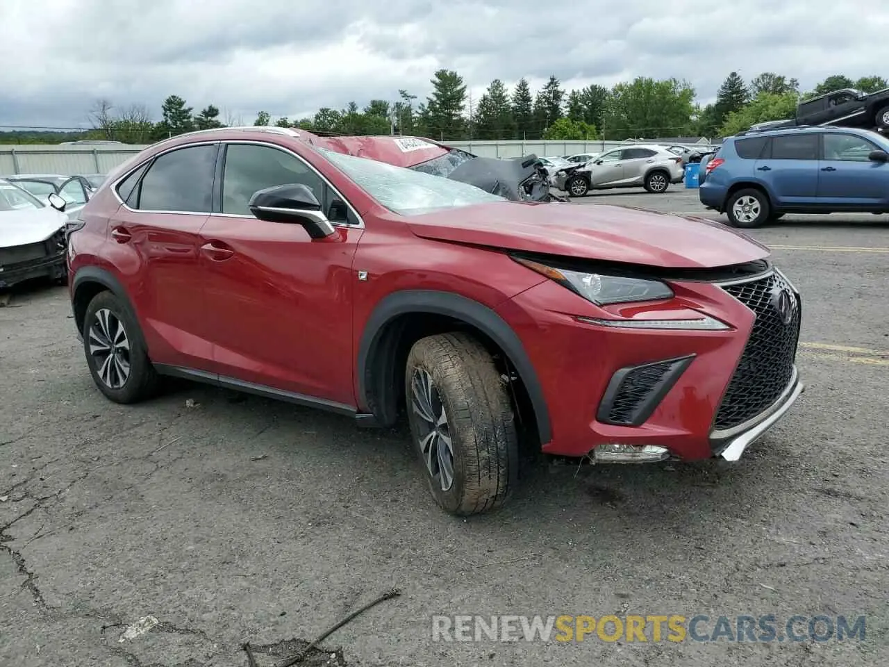 8 fotografías del automóvil dañado JTJBARBZ7K2194925 LEXUS NX 2019