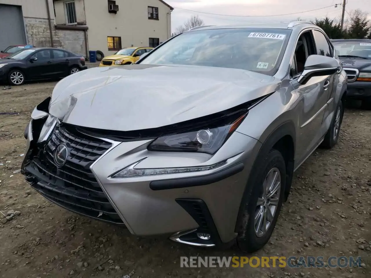 2 fotografías del automóvil dañado JTJBARBZ7K2201999 LEXUS NX 2019