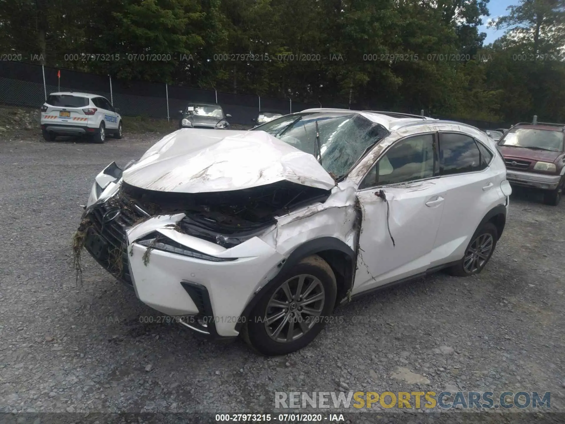 2 fotografías del automóvil dañado JTJBARBZ7K2212260 LEXUS NX 2019