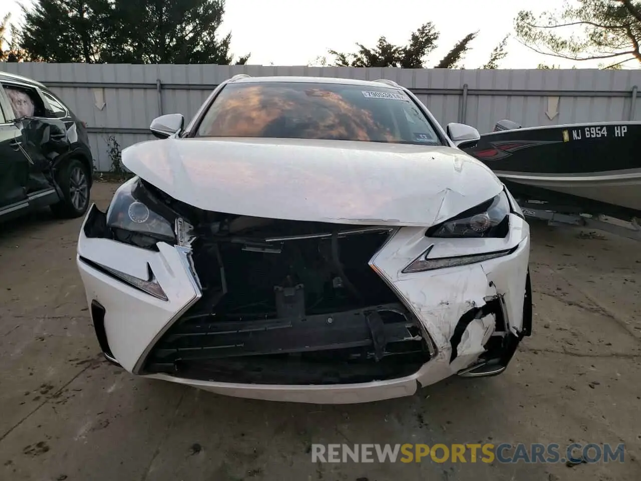 5 fotografías del automóvil dañado JTJBARBZ8K2185179 LEXUS NX 2019