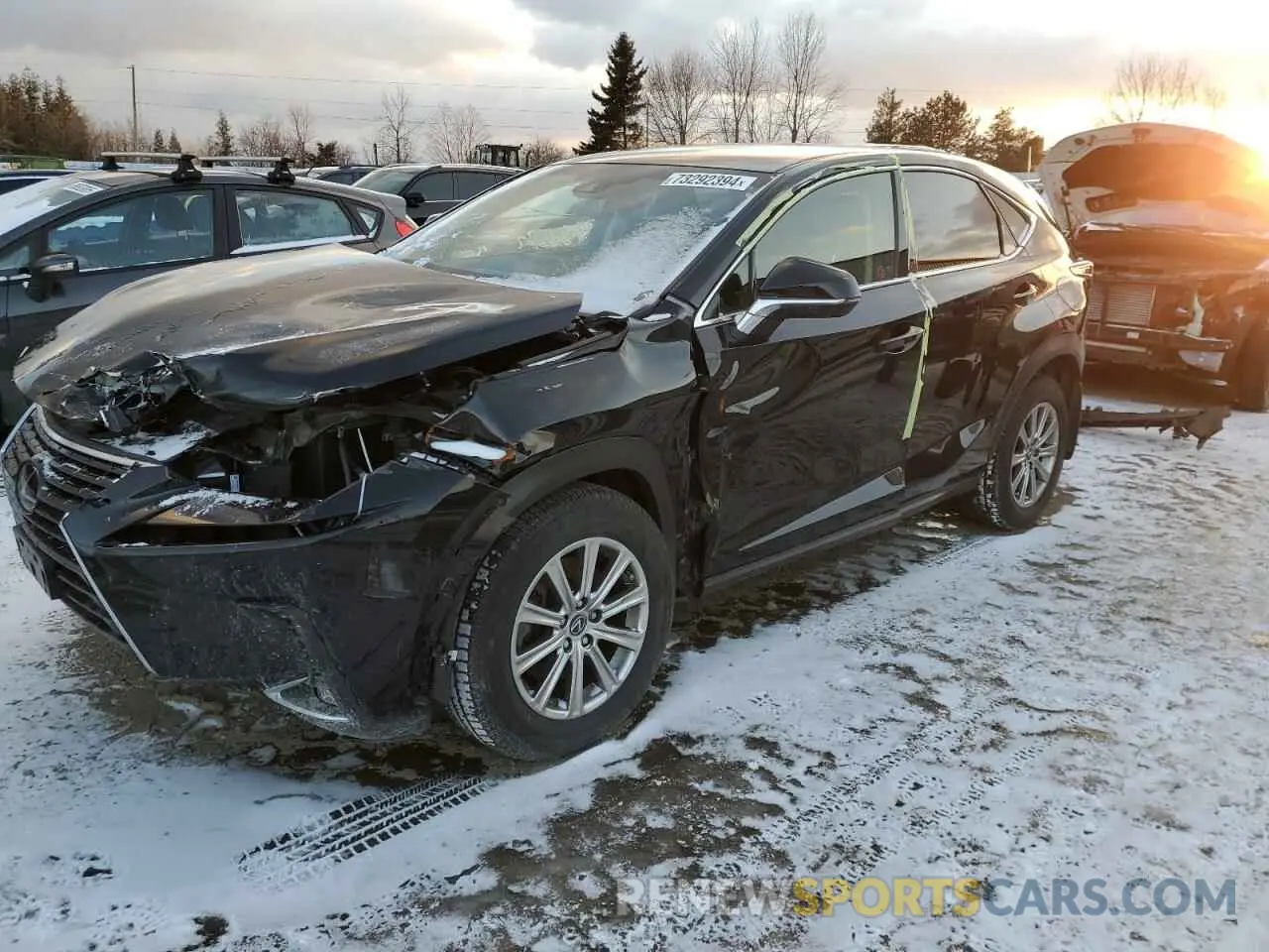1 fotografías del automóvil dañado JTJBARBZ8K2217595 LEXUS NX 2019