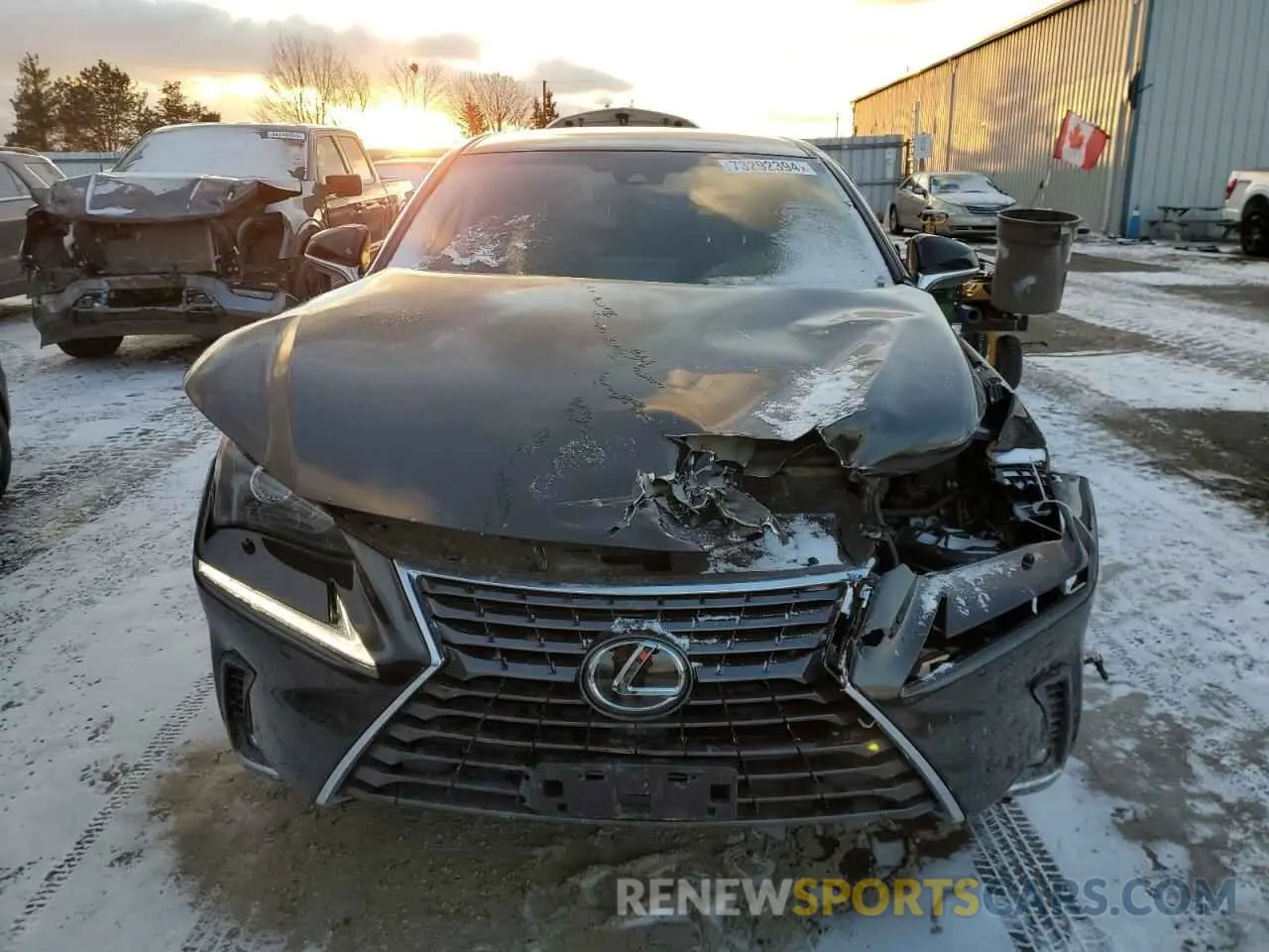 5 fotografías del automóvil dañado JTJBARBZ8K2217595 LEXUS NX 2019