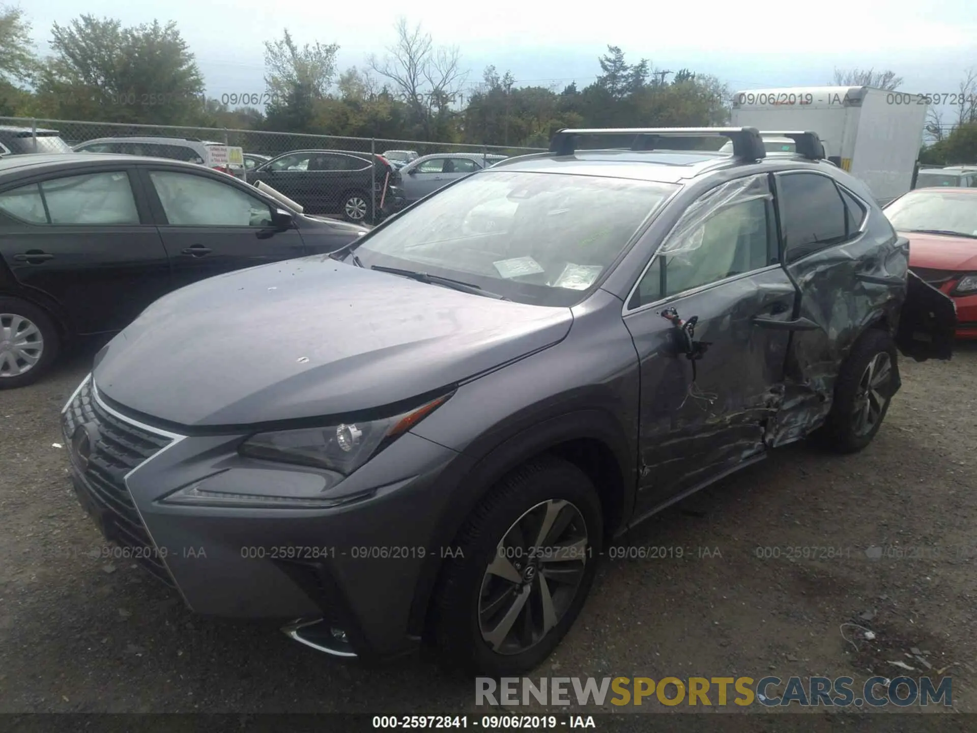 2 fotografías del automóvil dañado JTJBARBZ9K2191055 LEXUS NX 2019