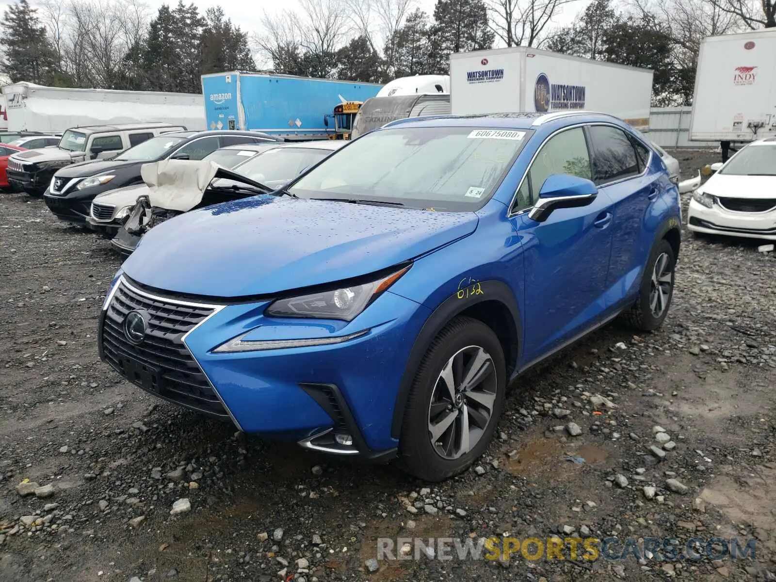 2 fotografías del automóvil dañado JTJBARBZXK2211068 LEXUS NX 2019