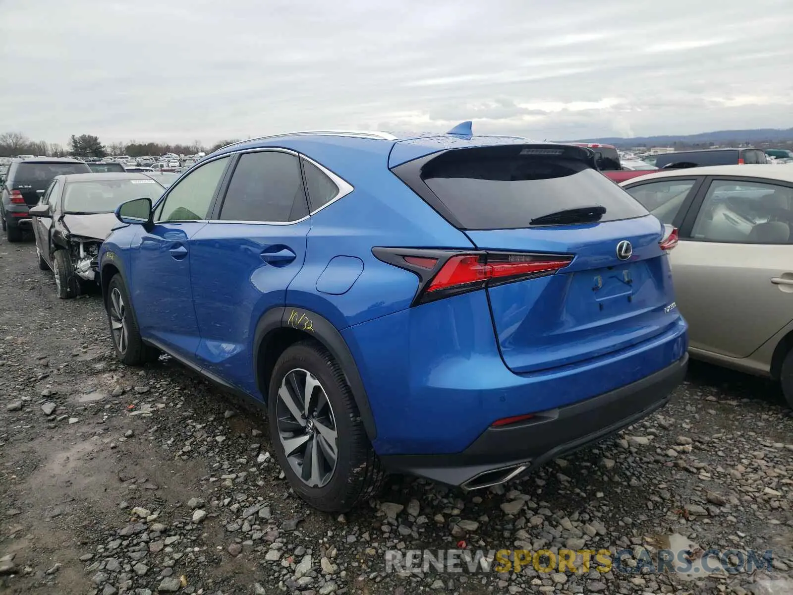 3 fotografías del automóvil dañado JTJBARBZXK2211068 LEXUS NX 2019