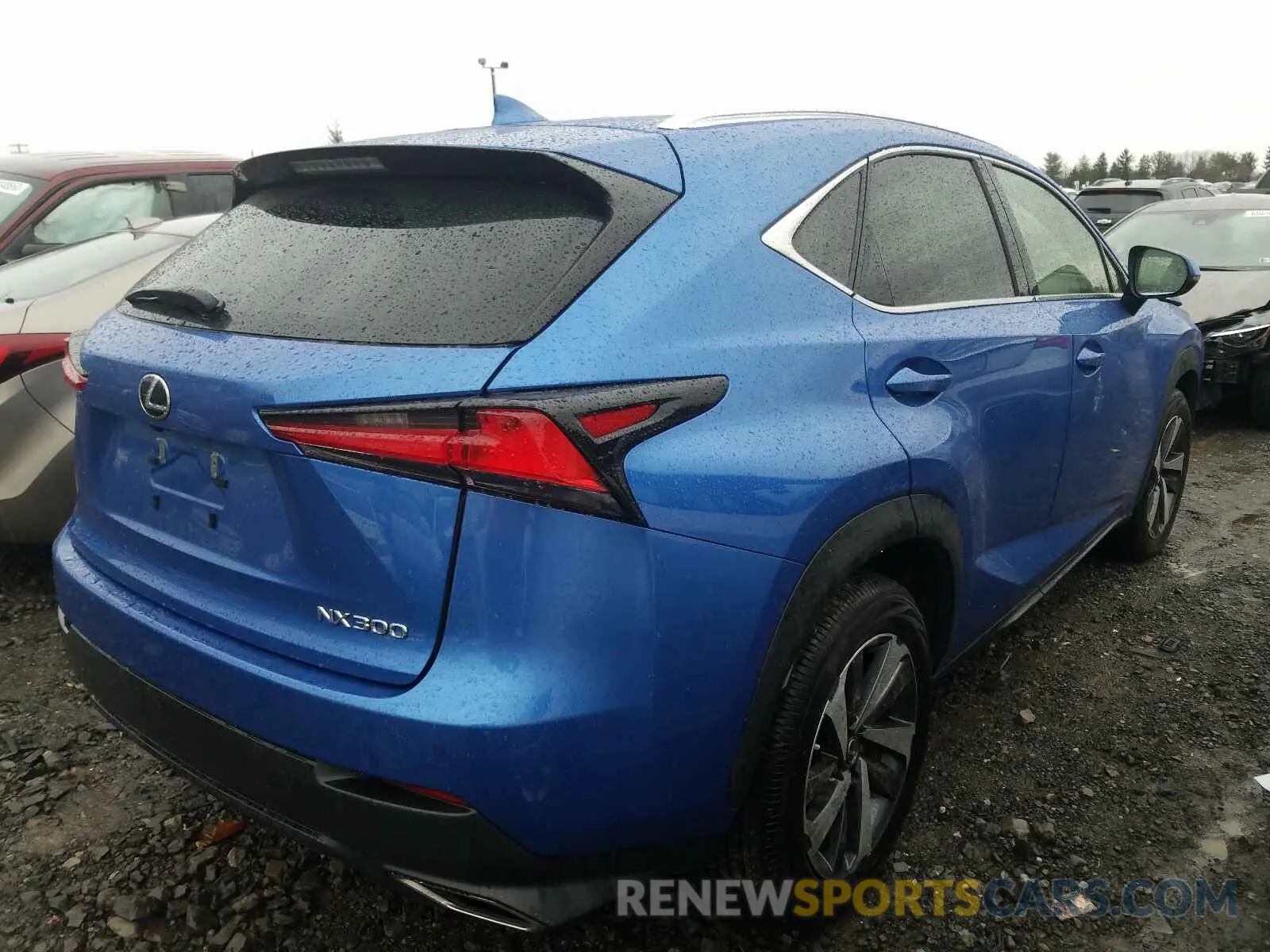 4 fotografías del automóvil dañado JTJBARBZXK2211068 LEXUS NX 2019