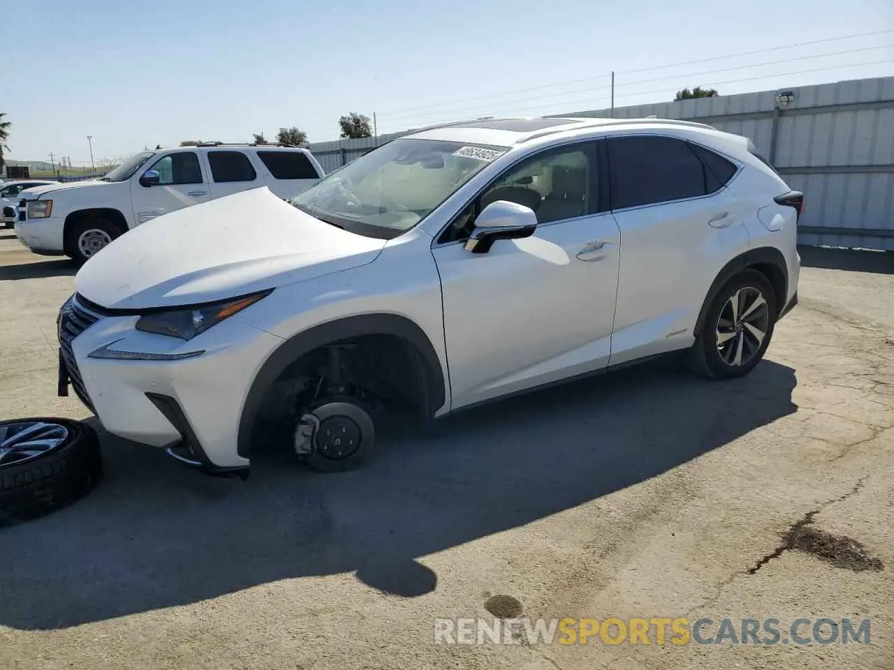 1 fotografías del automóvil dañado JTJBJRBZ0K2104109 LEXUS NX 2019