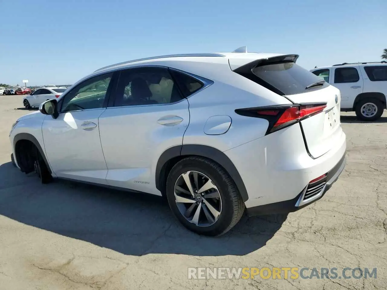 2 fotografías del automóvil dañado JTJBJRBZ0K2104109 LEXUS NX 2019