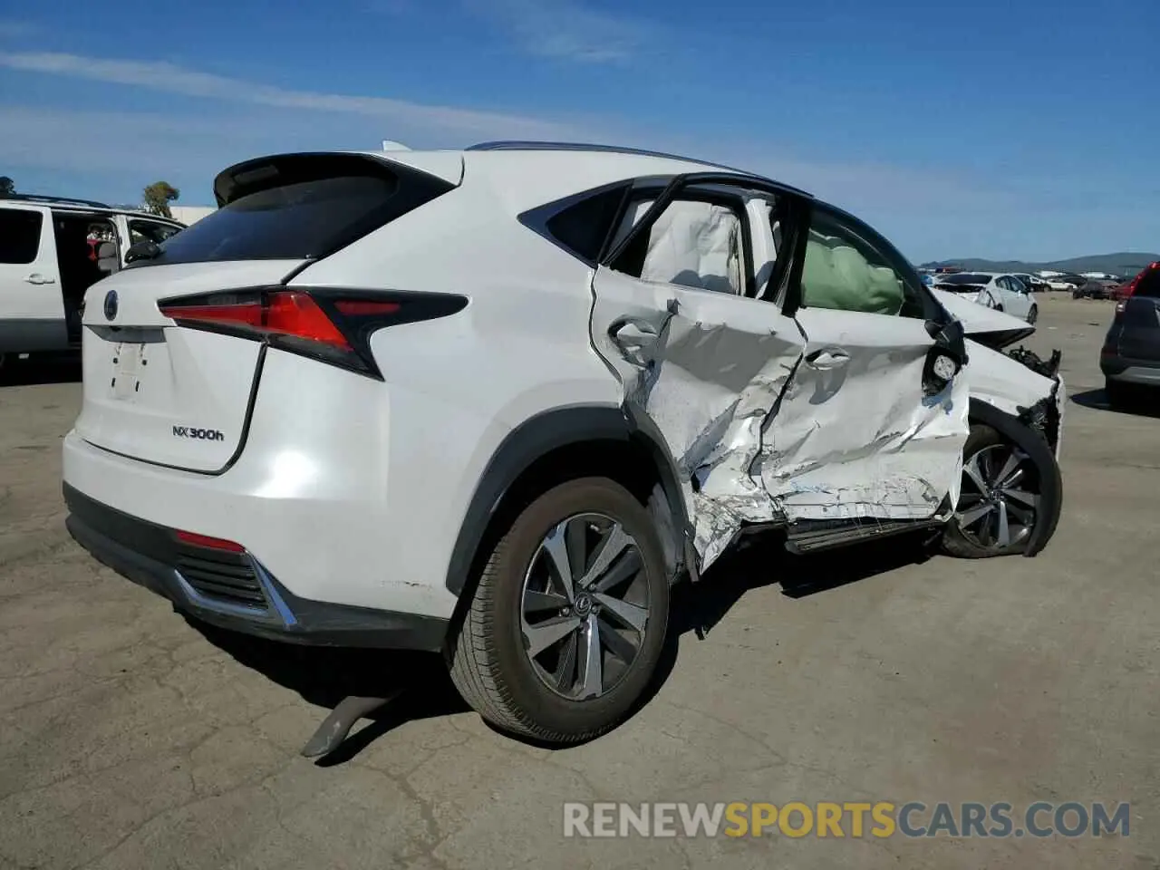 3 fotografías del automóvil dañado JTJBJRBZ0K2104109 LEXUS NX 2019