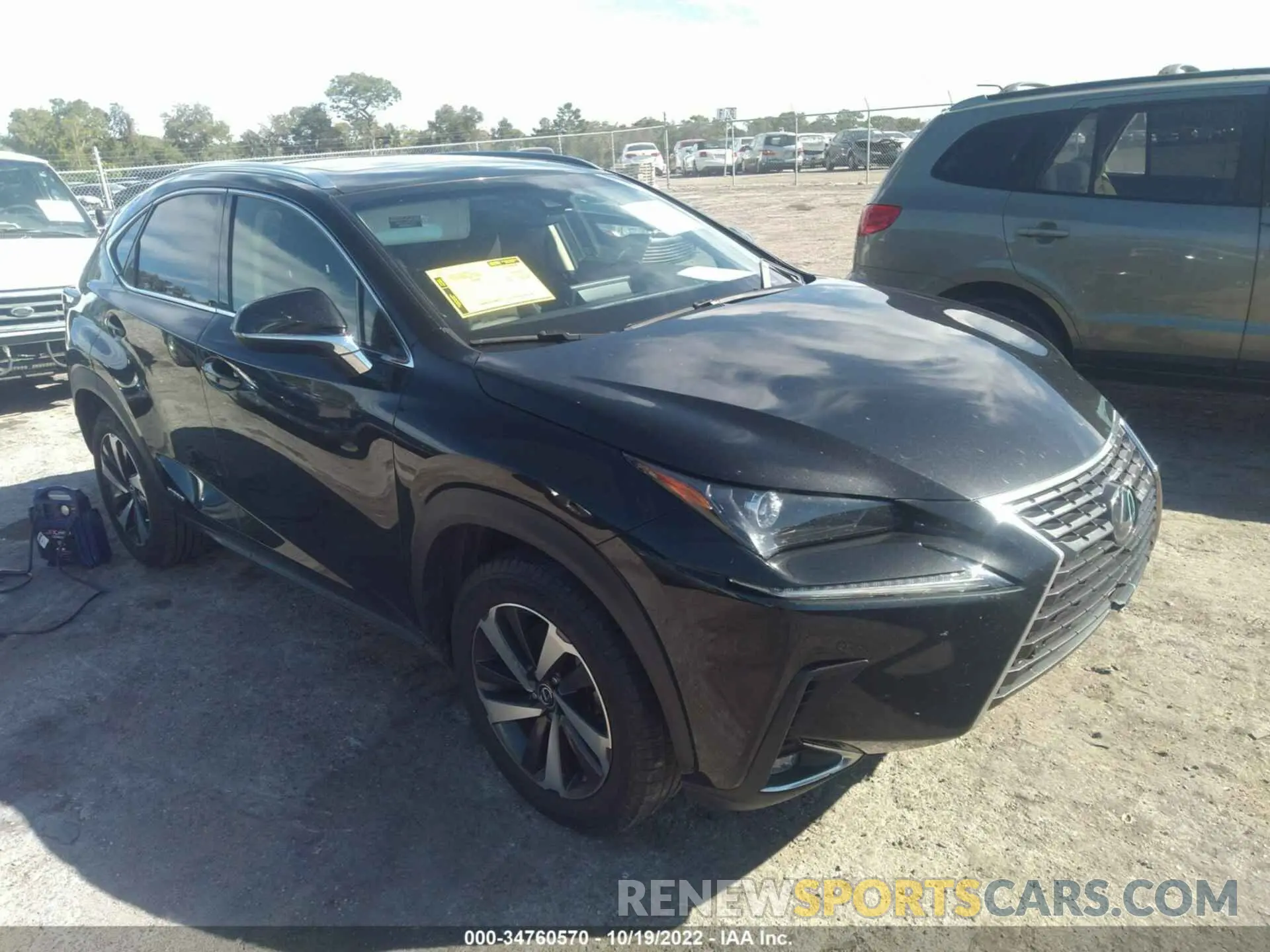 1 fotografías del automóvil dañado JTJBJRBZ1K2117533 LEXUS NX 2019