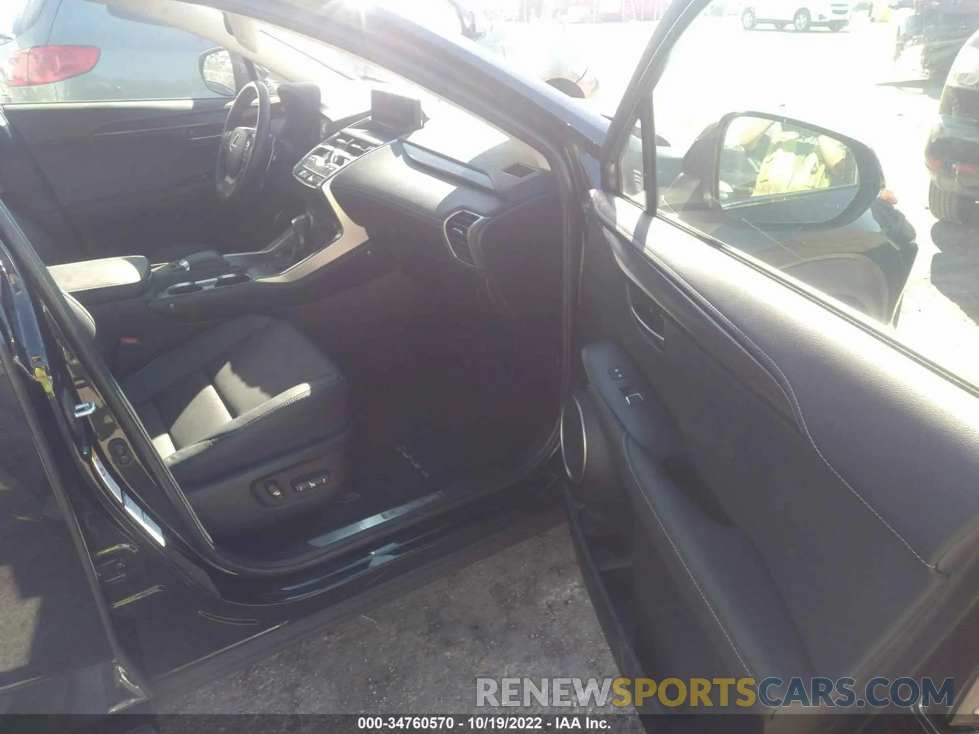 5 fotografías del automóvil dañado JTJBJRBZ1K2117533 LEXUS NX 2019
