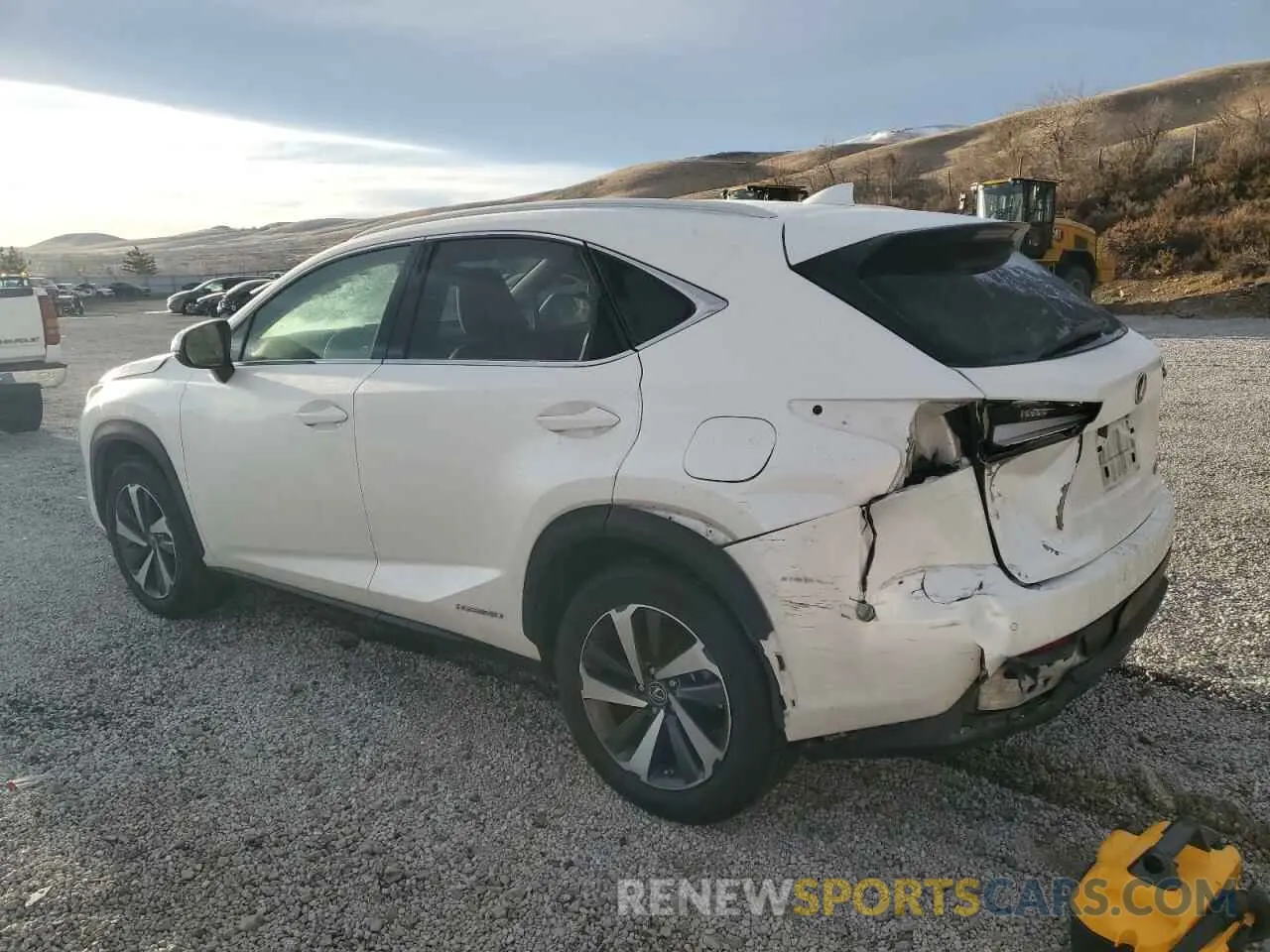 2 fotografías del automóvil dañado JTJBJRBZ2K2107447 LEXUS NX 2019