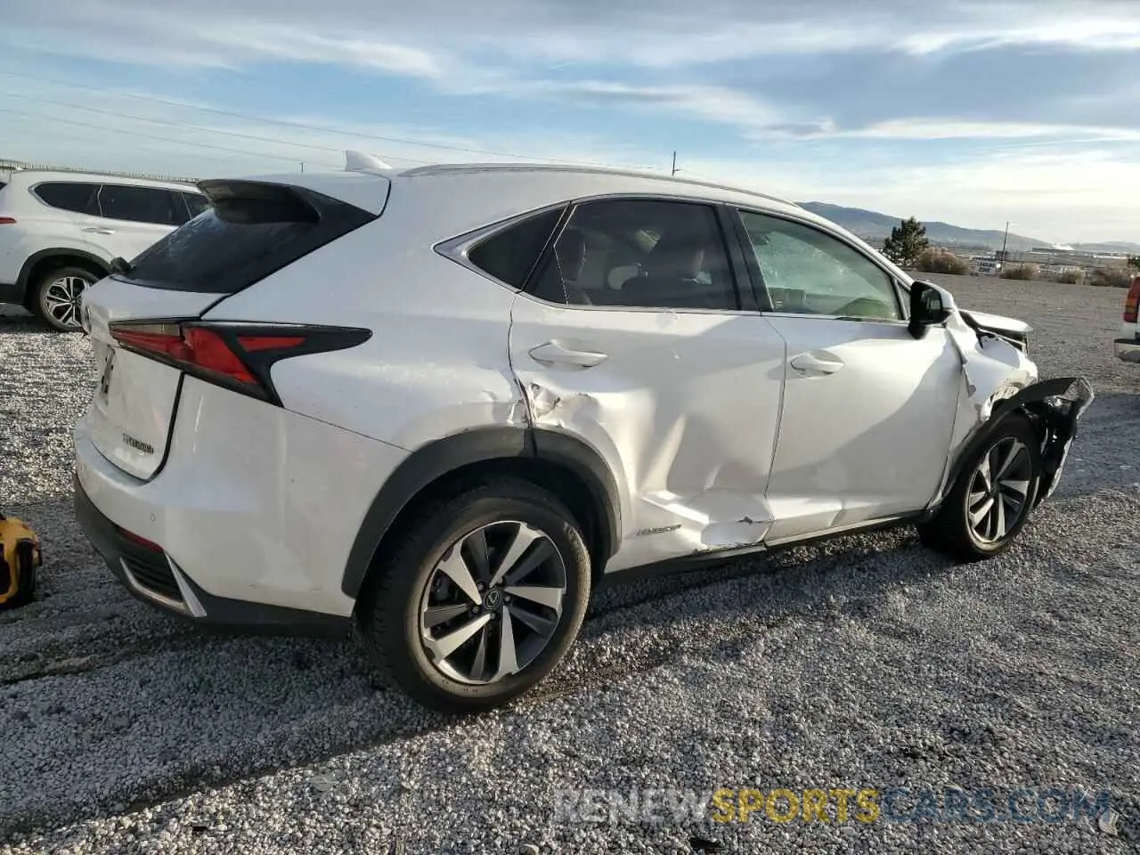 3 fotografías del automóvil dañado JTJBJRBZ2K2107447 LEXUS NX 2019