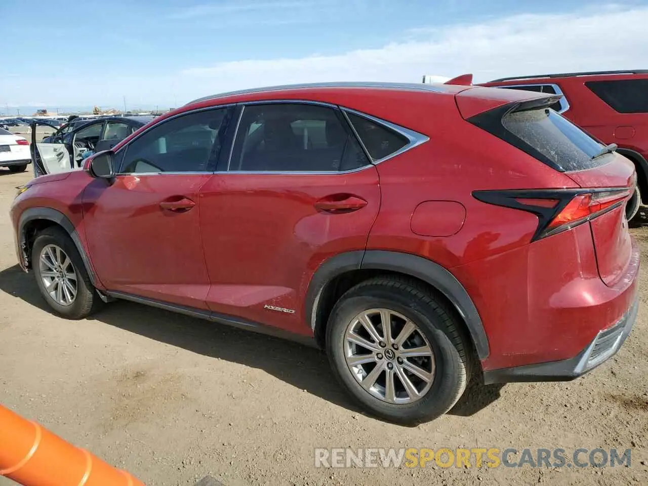 2 fotografías del automóvil dañado JTJBJRBZ3K2104153 LEXUS NX 2019