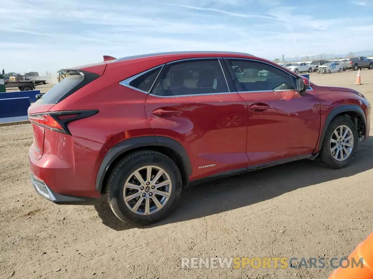 3 fotografías del automóvil dañado JTJBJRBZ3K2104153 LEXUS NX 2019