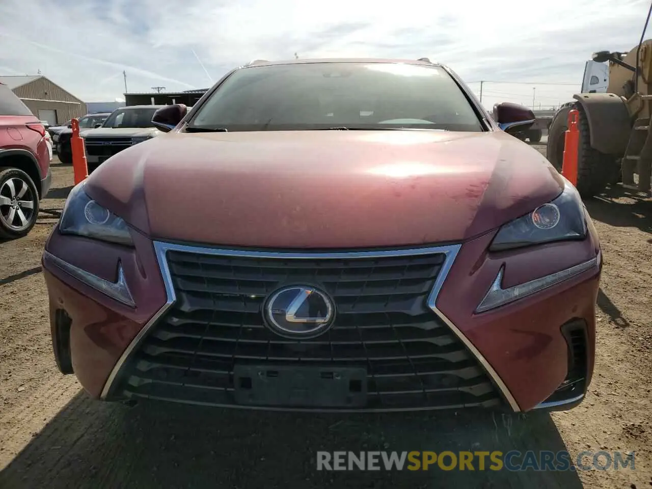5 fotografías del automóvil dañado JTJBJRBZ3K2104153 LEXUS NX 2019