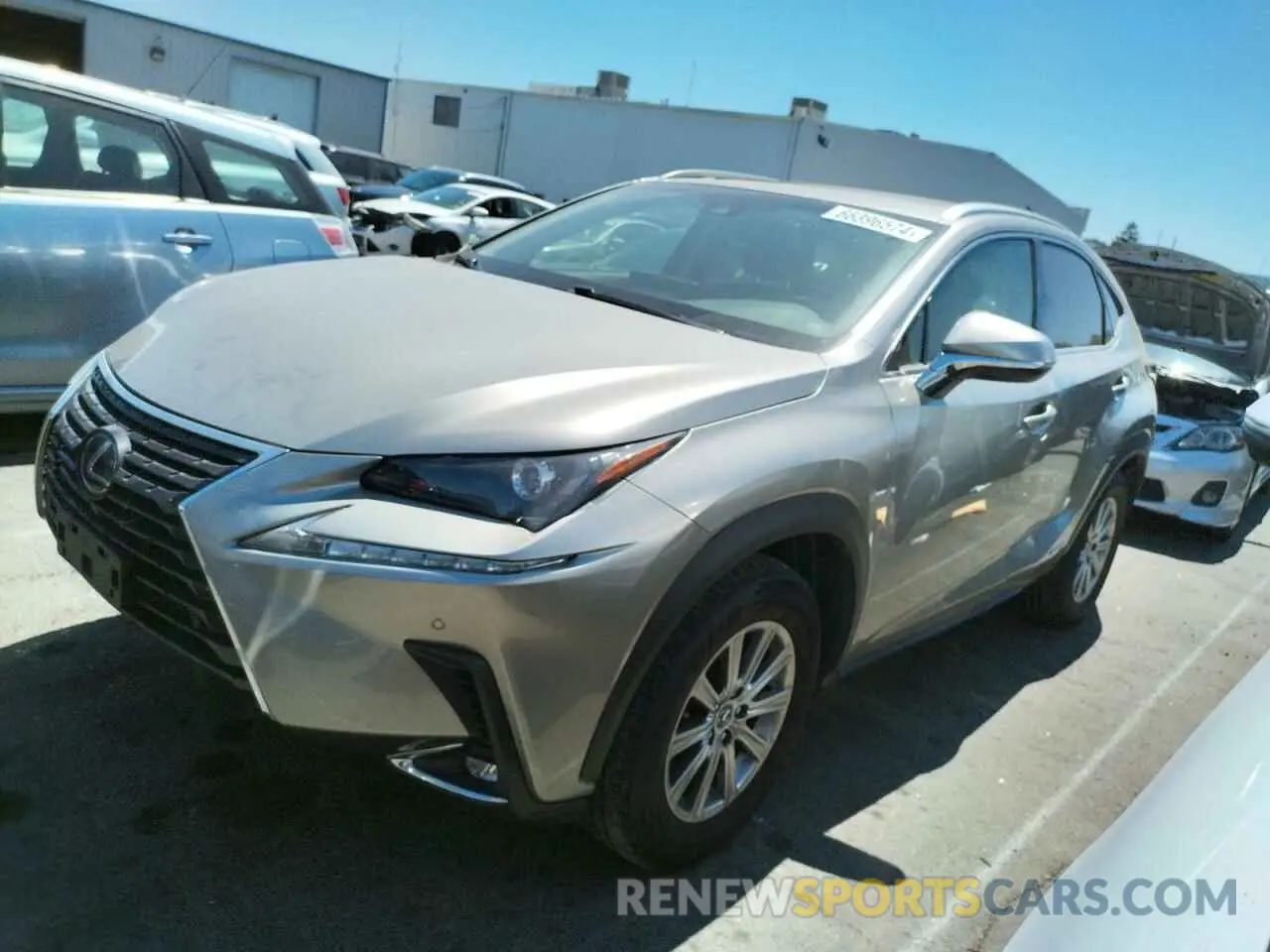 1 fotografías del automóvil dañado JTJBJRBZ3K2106775 LEXUS NX 2019