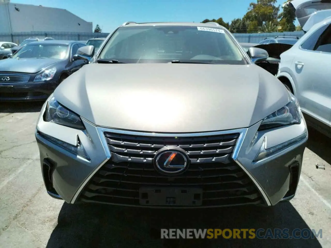 5 fotografías del automóvil dañado JTJBJRBZ3K2106775 LEXUS NX 2019