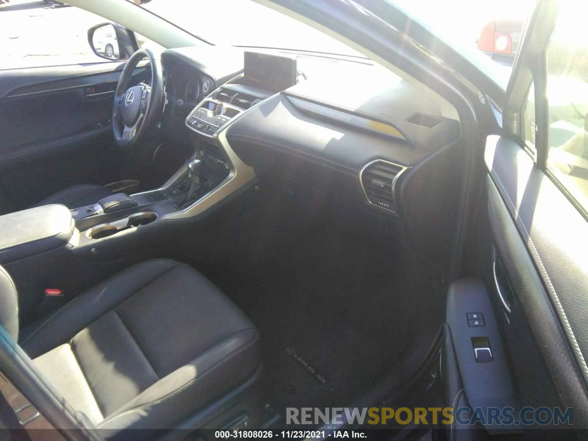 5 fotografías del automóvil dañado JTJBJRBZ5K2106194 LEXUS NX 2019