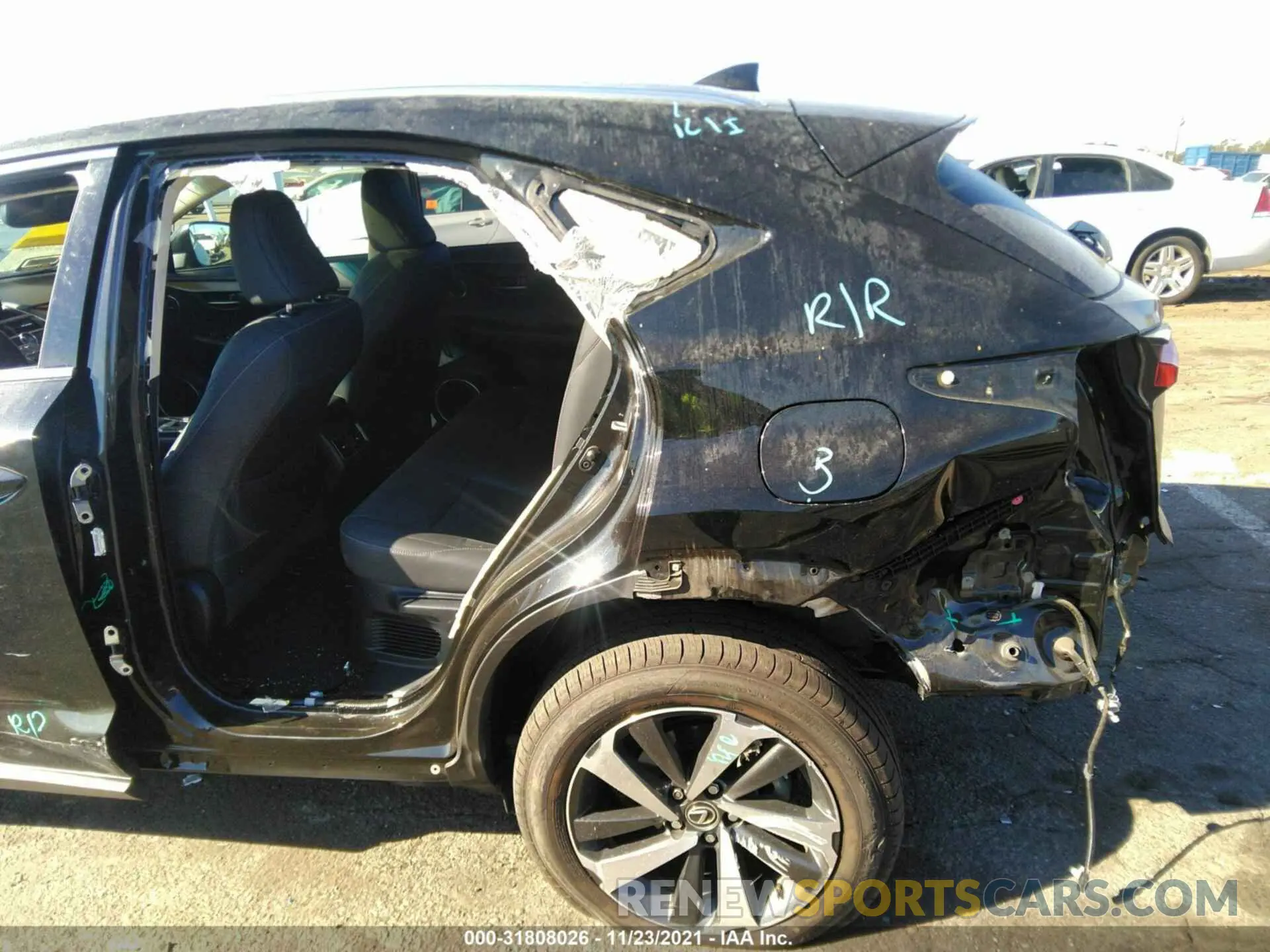 6 fotografías del automóvil dañado JTJBJRBZ5K2106194 LEXUS NX 2019