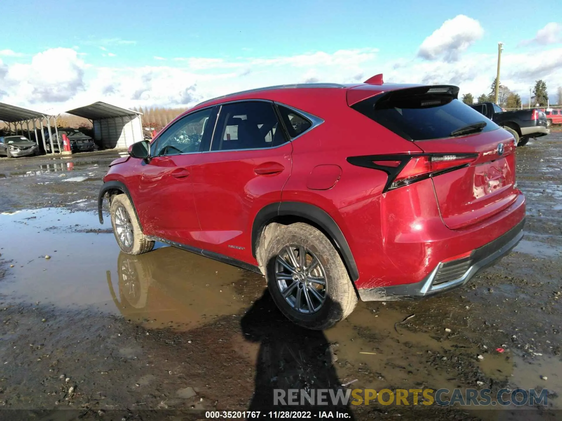 3 fotografías del automóvil dañado JTJBJRBZ6K2100999 LEXUS NX 2019