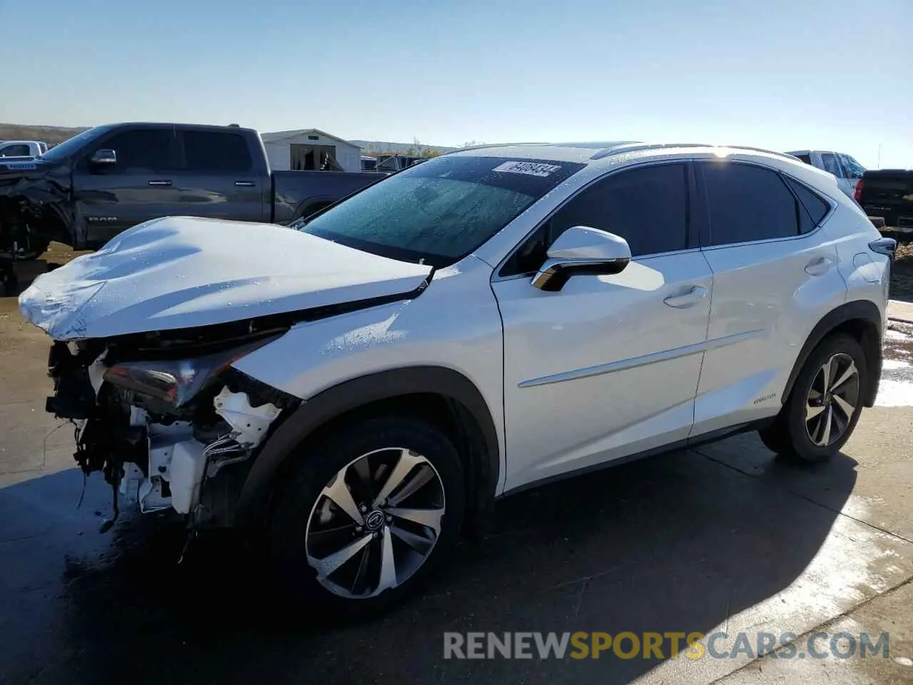 1 fotografías del automóvil dañado JTJBJRBZ7K2114913 LEXUS NX 2019