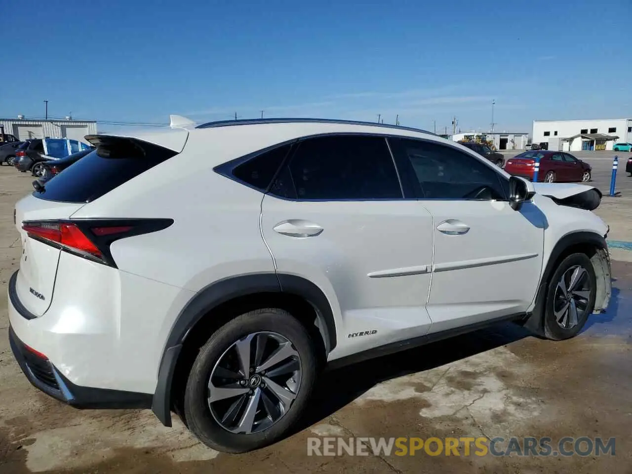 3 fotografías del automóvil dañado JTJBJRBZ7K2114913 LEXUS NX 2019