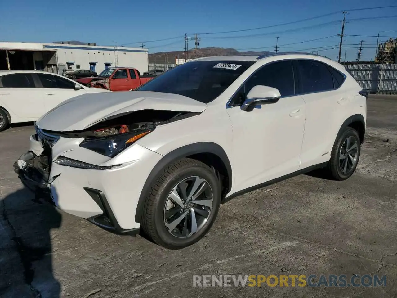 1 fotografías del automóvil dañado JTJBJRBZ9K2110586 LEXUS NX 2019