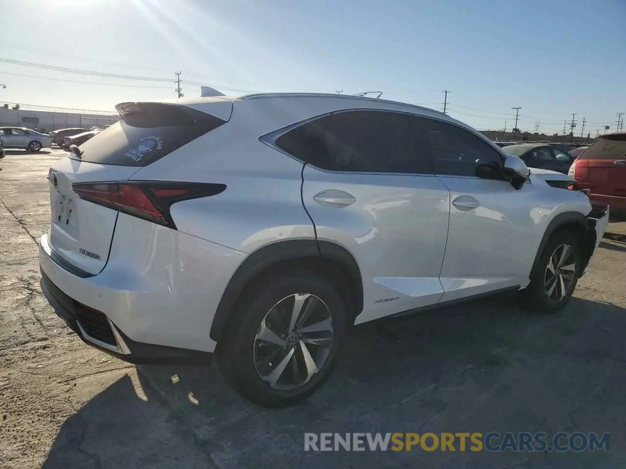 3 fotografías del automóvil dañado JTJBJRBZ9K2110586 LEXUS NX 2019