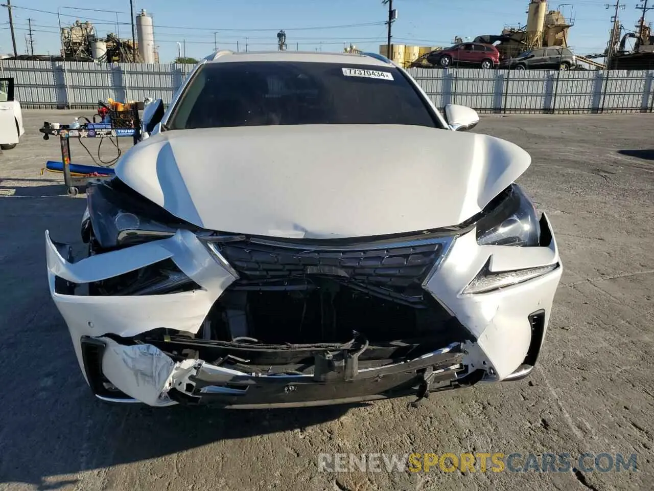 5 fotografías del automóvil dañado JTJBJRBZ9K2110586 LEXUS NX 2019