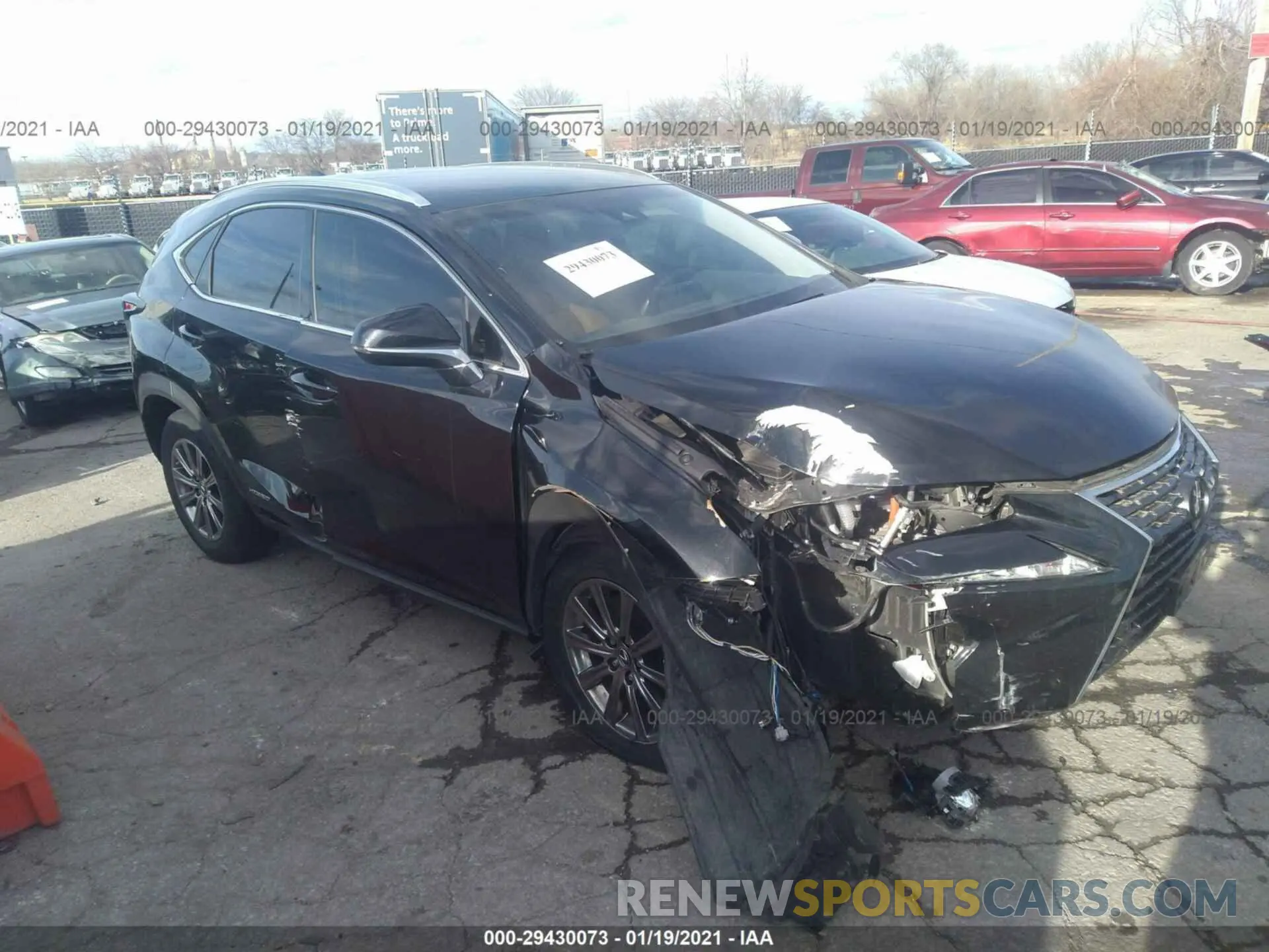 1 fotografías del automóvil dañado JTJBJRBZ9K2111298 LEXUS NX 2019