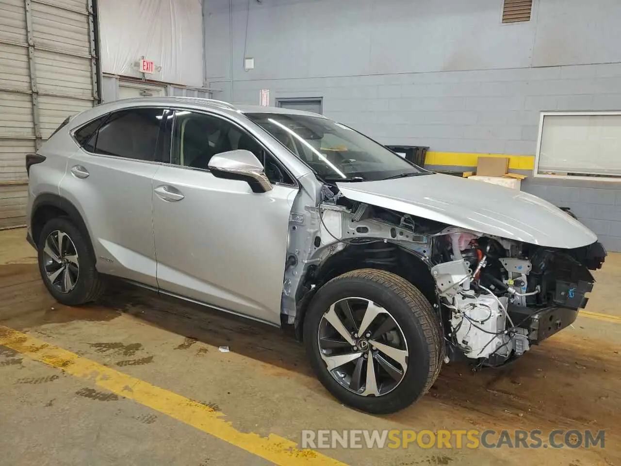 4 fotografías del automóvil dañado JTJBJRBZ9K2121314 LEXUS NX 2019