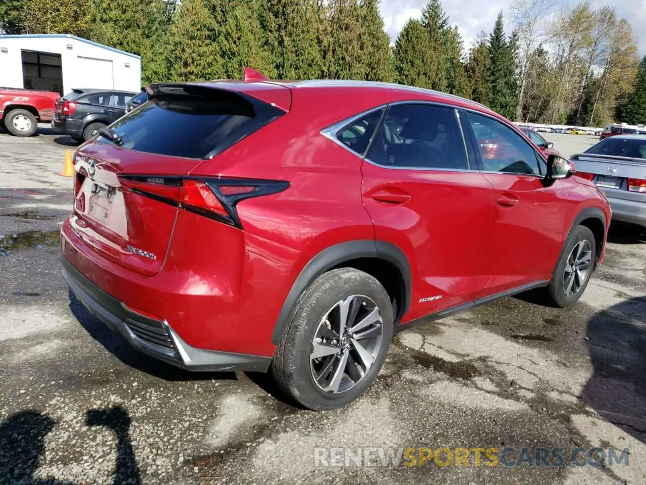 3 fotografías del automóvil dañado JTJBJRBZXK2101377 LEXUS NX 2019